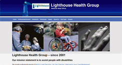 Desktop Screenshot of lighthousehealthgroup.com
